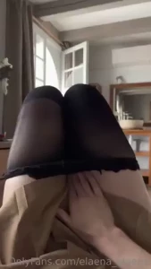 Why are tights half way down so arousing to me especially if they re a