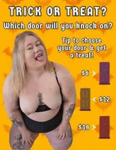 Wich door are you unlocking for halloween each door is hiding a hot