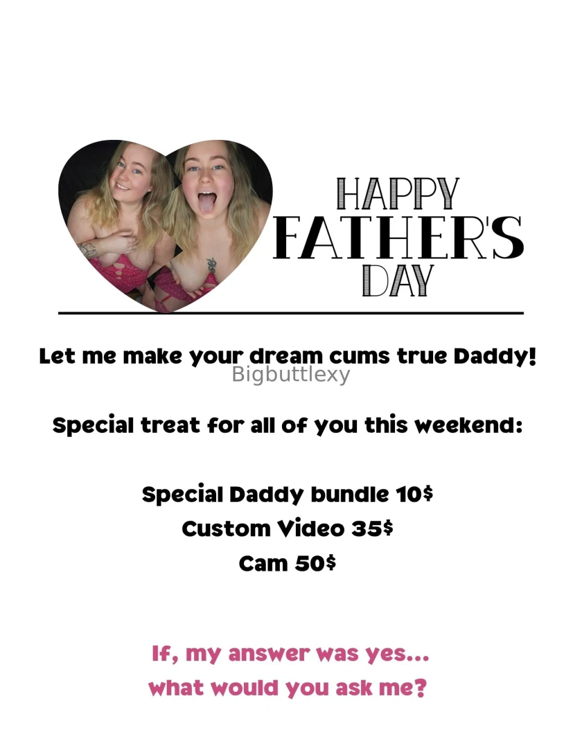 Where s the daddy here s a special promo for all of you until father s 