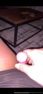 L8 night vibrator pussy play