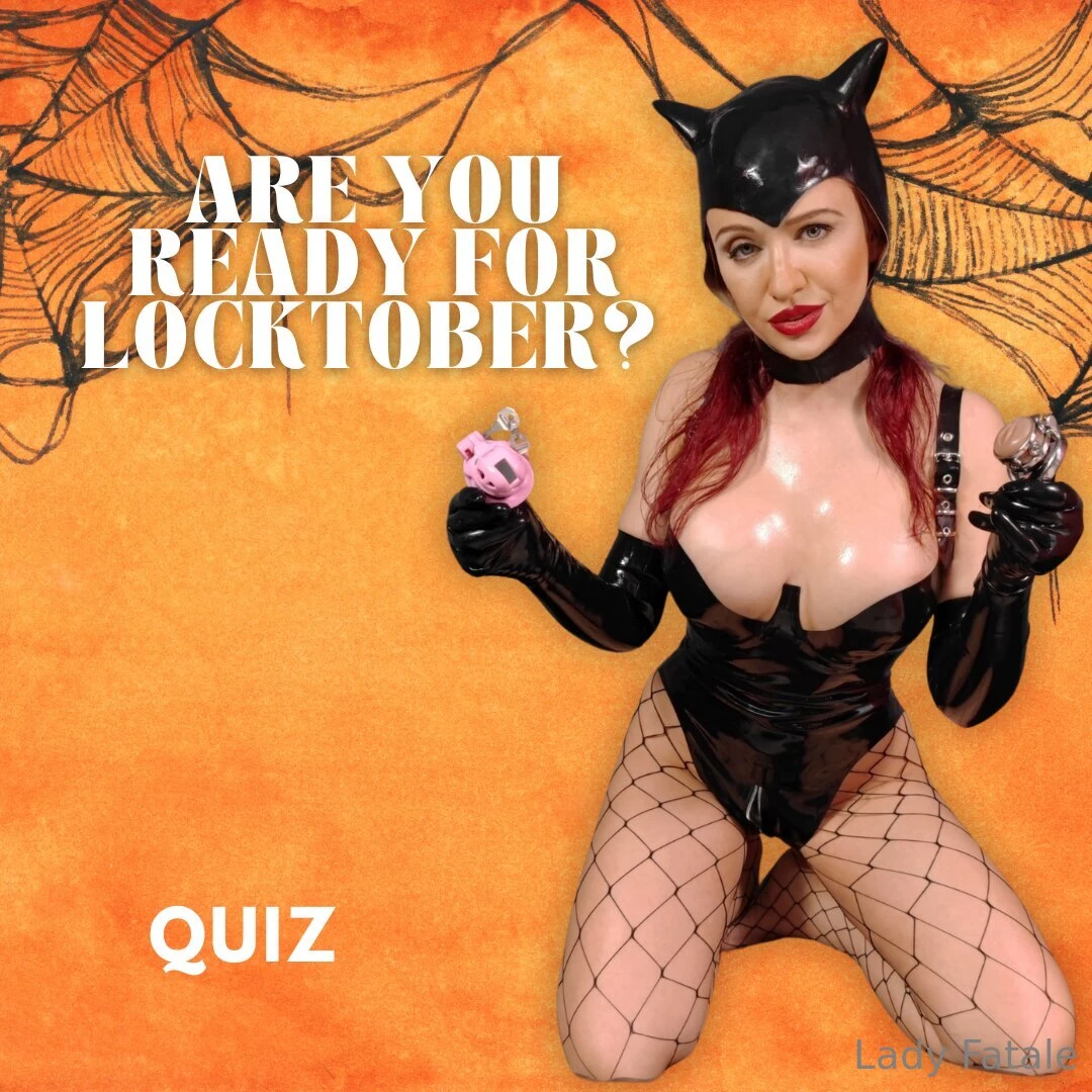 Lock and load for locktober join me for a fun and spicy quiz to see if 