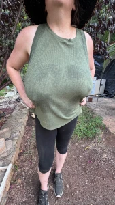 Sweaty boobies slapping together