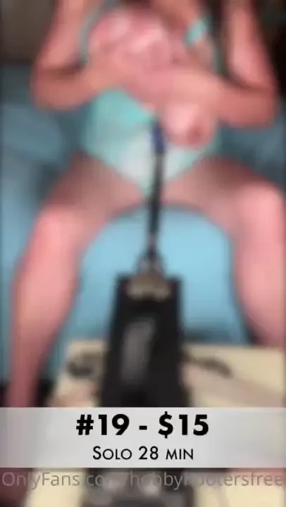 Solo 28 min video sex machine my longest video so far and it ends in 