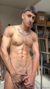 I got horny mid training so i had to jerk off quick without getting