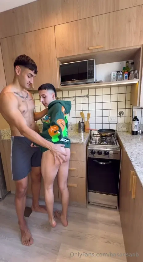 This bitch was cooking for me when i decided to fuck him rough for 