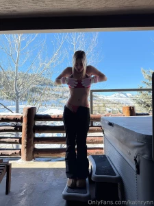 I missed the snow