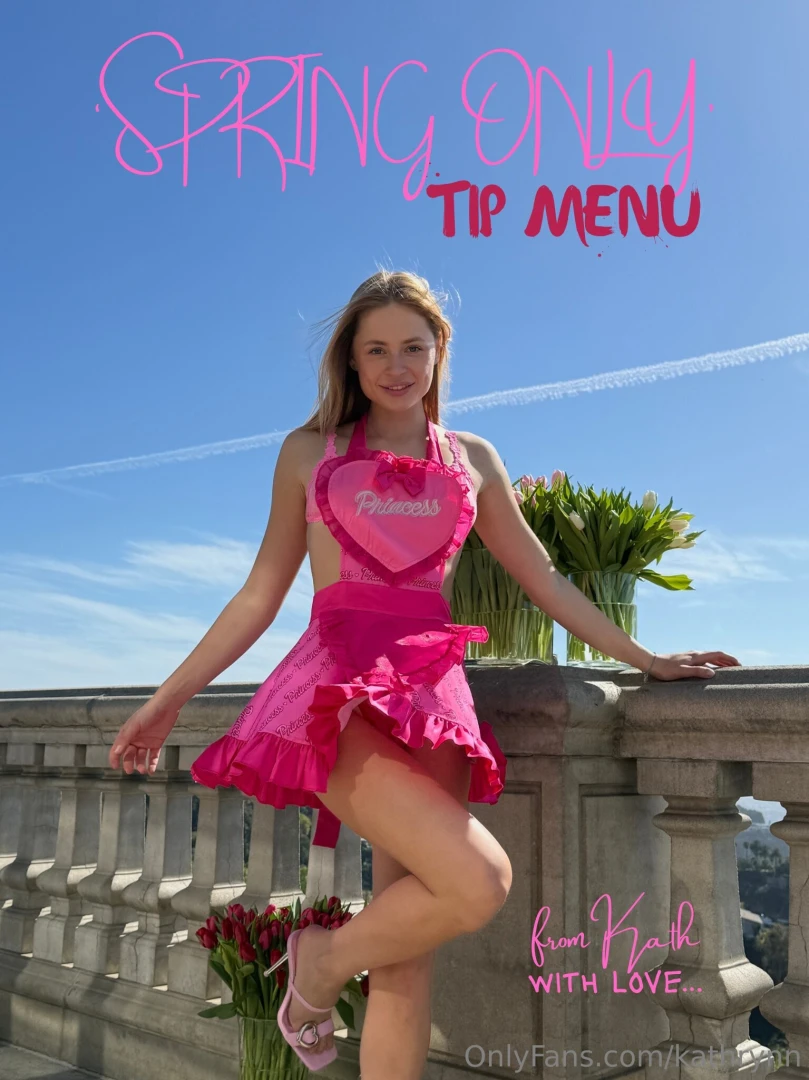 My special spring only tip menu spring makes me want to spoil you a 