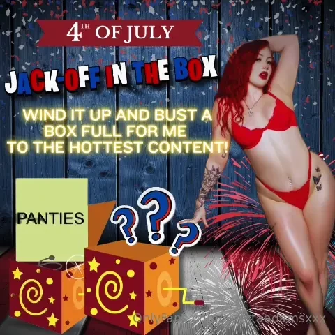 Happy 4th of july daddy i have a game for us with endless prizes for 