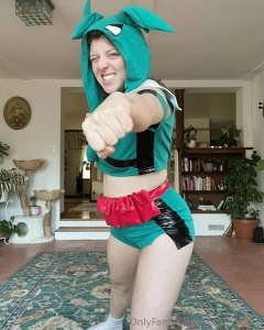 I dressed as deku