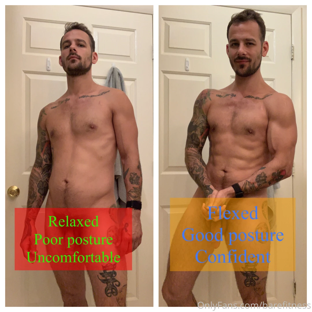 quinnjaxon - Relaxed vs flexed hiya bare team today we will discuss posture and part 3 