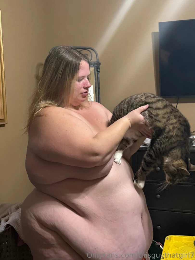 Snuck in some pics of britt embracing one of our kitties and snapped a part 2 