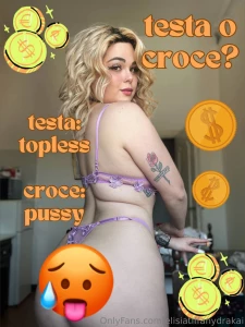 Testa o croce nuovo giochino sul mio profilo premium che aspetti ad