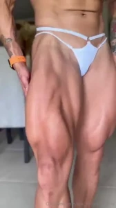 Extra huge legs worship tits out