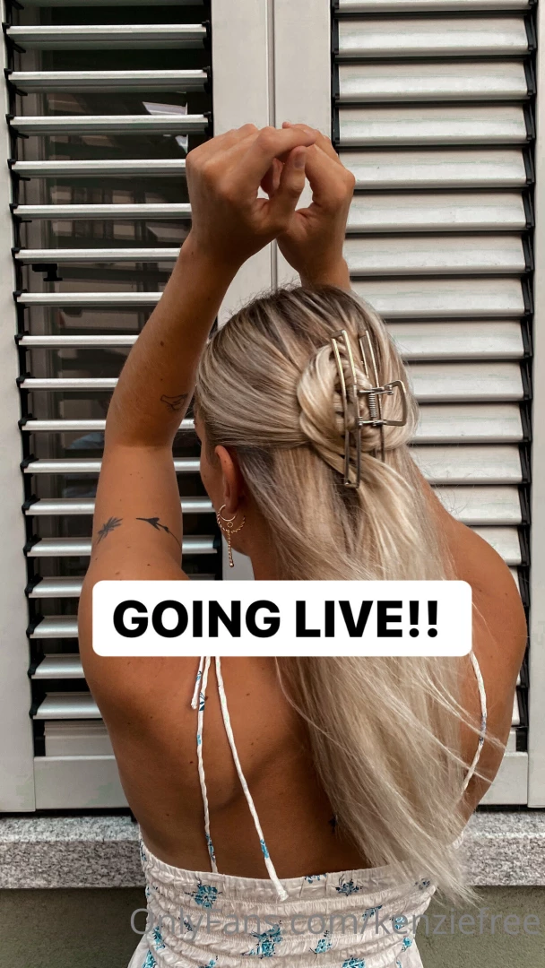 Going live 10pm tonight on my main page hale_kenzie never done before 