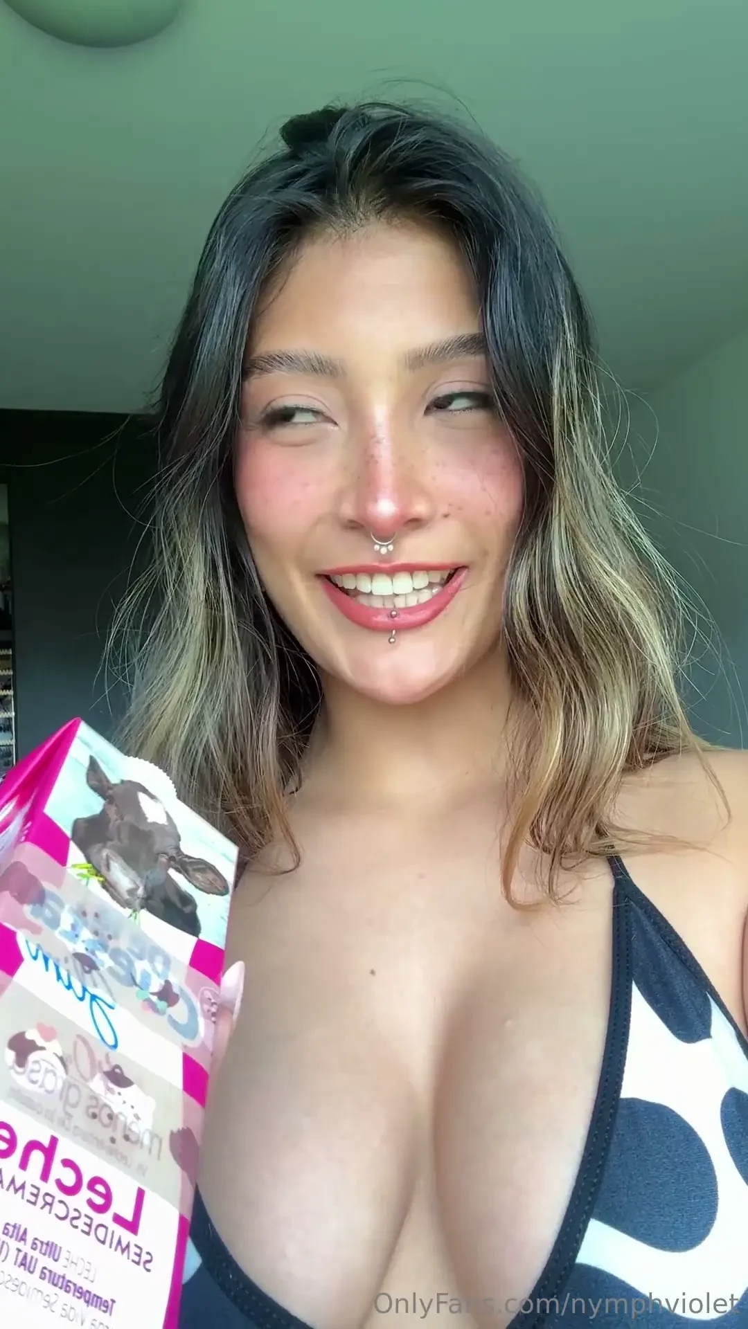 Did you know that milk is supposed to be very good for your skin i don 