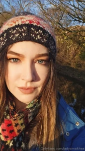 Yep definitely need to wear more than just lingerie today