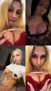 Snippet - 3 girls anja-carina keishaalive urfav asian asian chick -