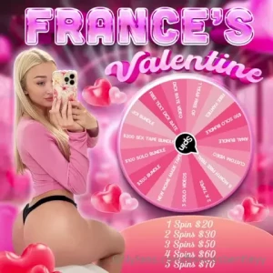 Hey babes this valentine s i m making things extra fun with my spin