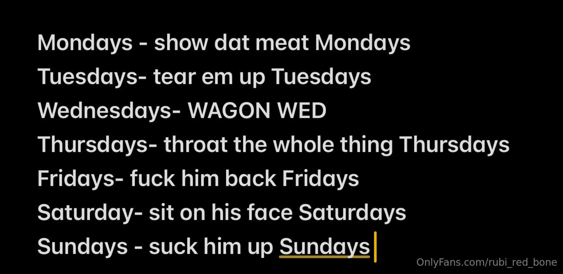 Yall fwi tune in everyday and participate with me 