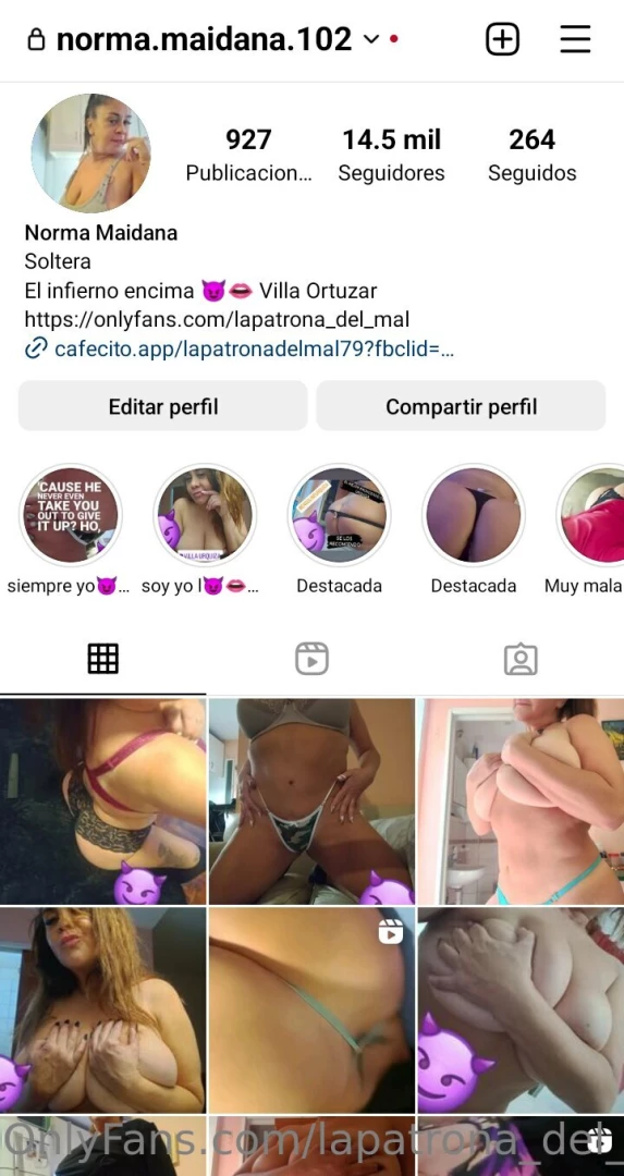 Ya compraste videos de la patrona deje mi otra rede social instagram part 1 