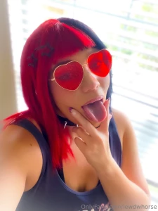 New glasses i got at spencer s took some cute pics after dolling