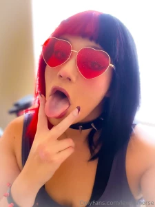 New glasses i got at spencer s took some cute pics after dolling part 4