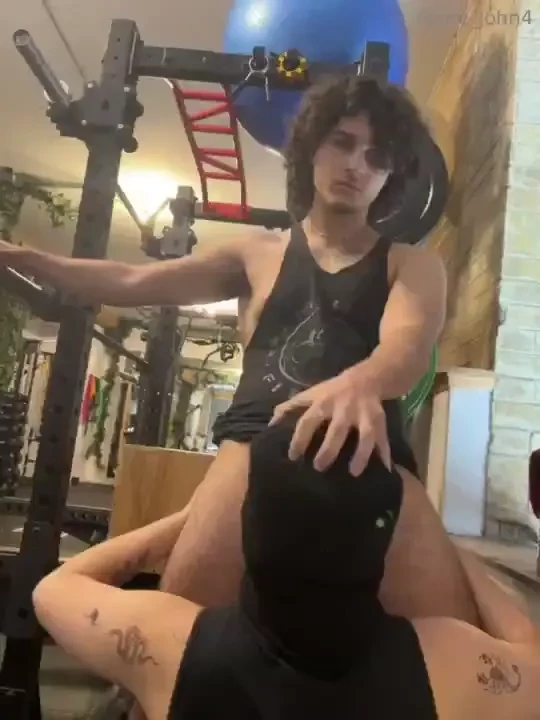Trailer this guy wanted to get a workout for his mouth and be risky in 