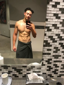Sweaty after the gym part 3