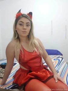 Feeling devilishly good in red ready to play with fire part 3