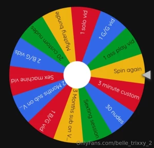 Let s play a game prize every time 5 per spin screen recording sent to