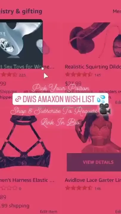 Pick your poison on my amazon wish list shop amp subscribe to request 