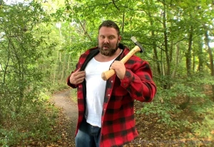 Just a bear in the woods