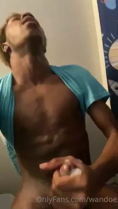Tried to cum on my chest lol 