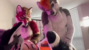 Side to side with angel_pups getting tagteamed by storm and auburnred