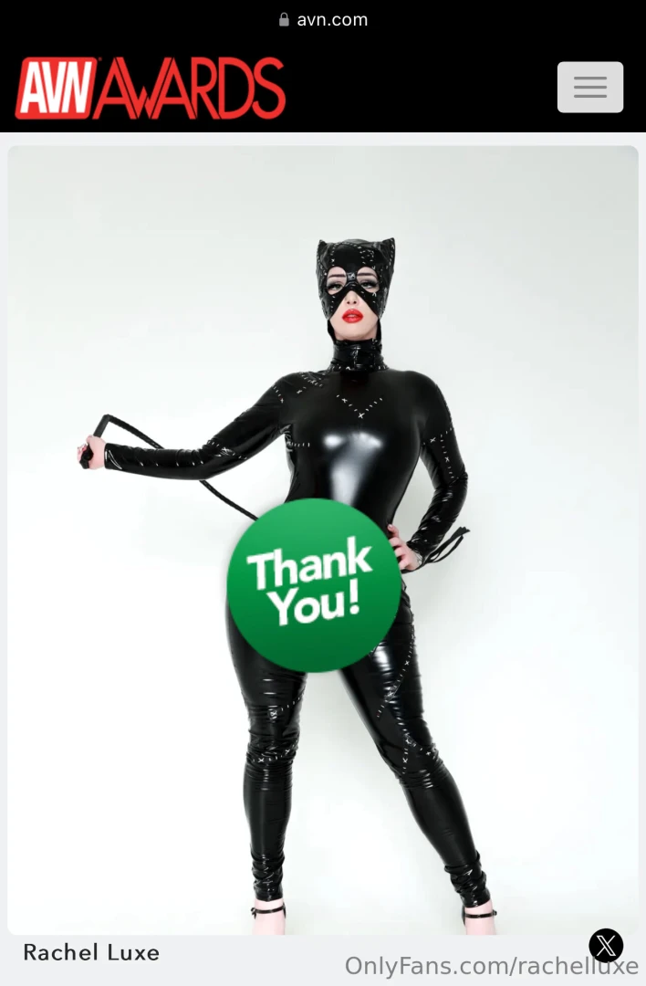 Omg i got nominated again this is only my 2nd year in porn amp this is 