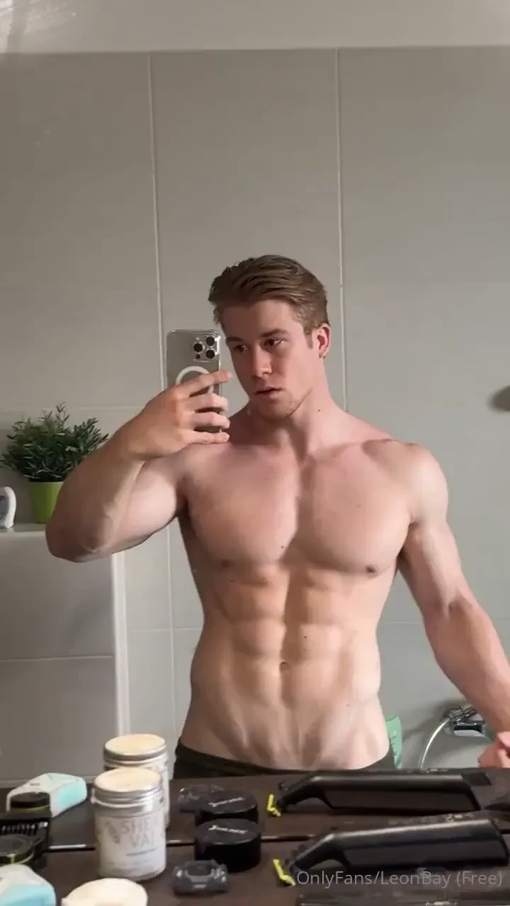 Experience exclusive content from a strikingly handsome muscular guy part 8 