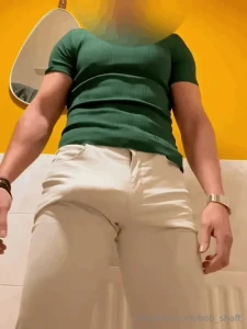 Just uploaded this video to bobshaft2 of my white chinos this is what