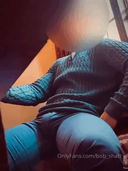 A few more gifs from my video in my blue golf pants 