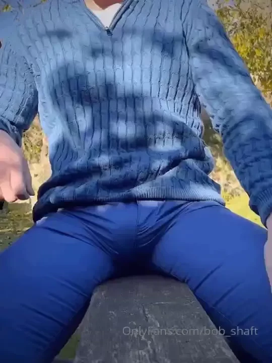 A few more gifs from my video in my blue golf pants part 1 