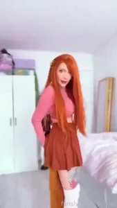 Did you just grab my tail fyp redhead ginger egirl petite noppv