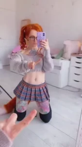 Do not pause fyp redhead ginger egirl petite noppv altgirl tattoos