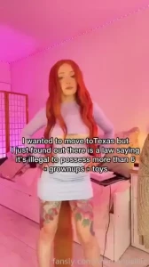 Never moving to texas fyp redhead ginger foxtail tailplug analplug