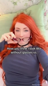 If i don t squint i m blind anyone else fyp redhead ginger redheaded