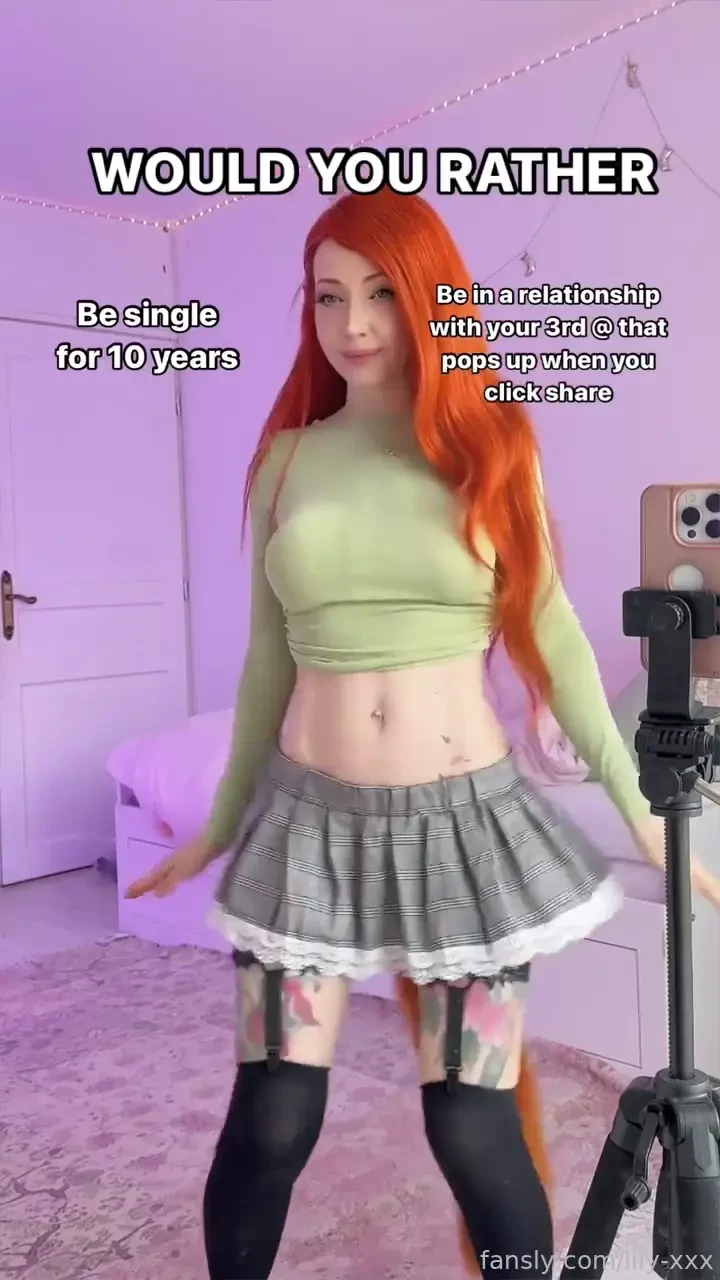 I really want to know d fyp noppv miniskirt petite egirl ginger cute 