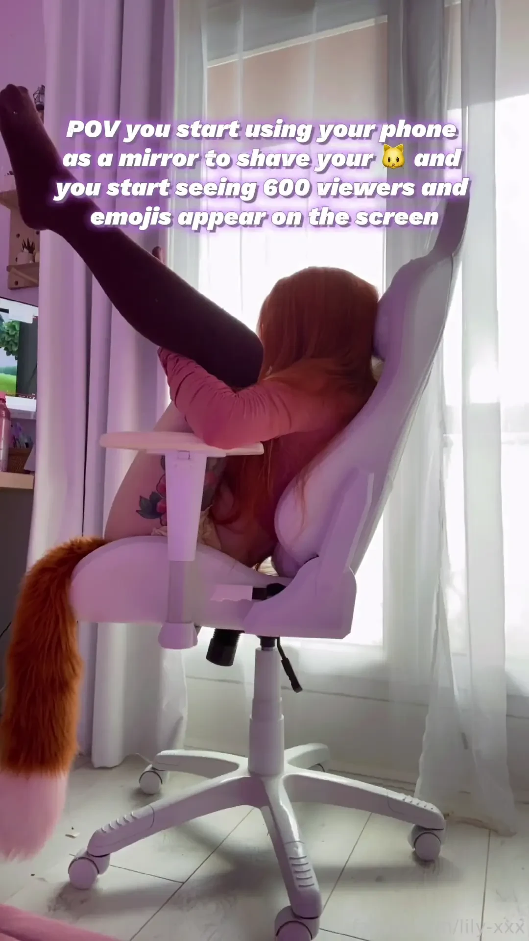 Big mistake redhead ginger longhair foxtail tailplug buttplug analplug 