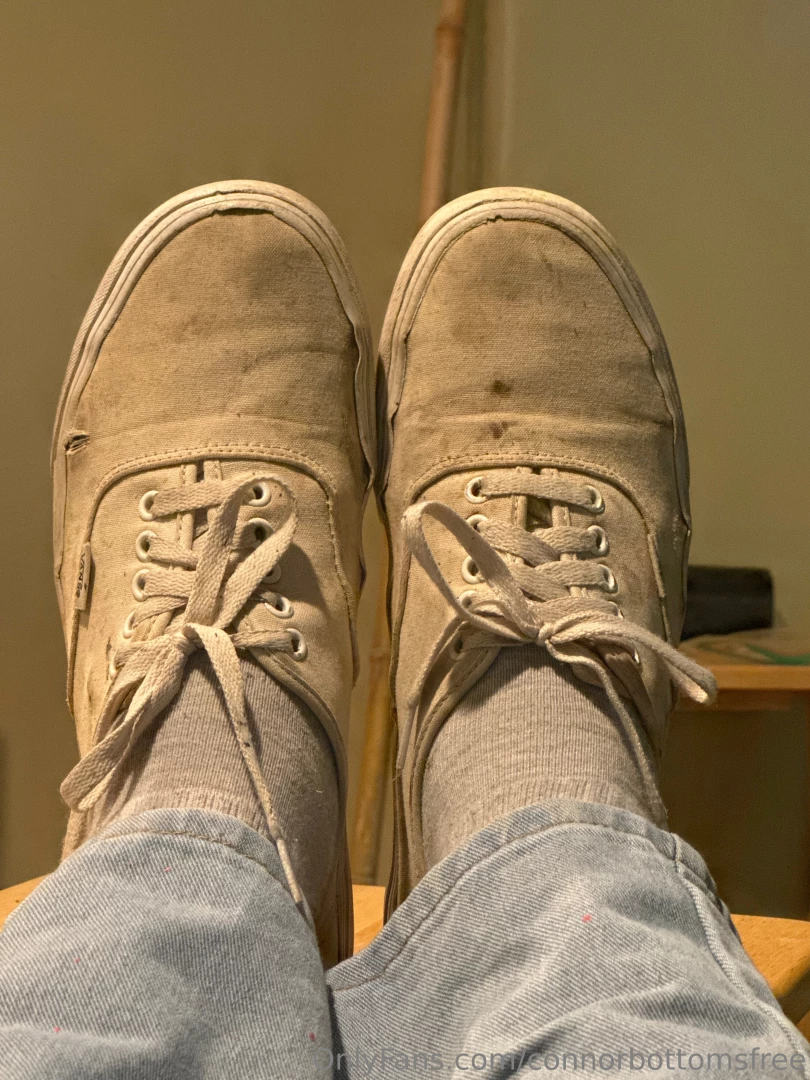 Highest bid gets these heavily worn shoes 