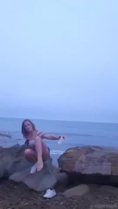 I got up early to see the beach at sunrise and made some waves of my part 1