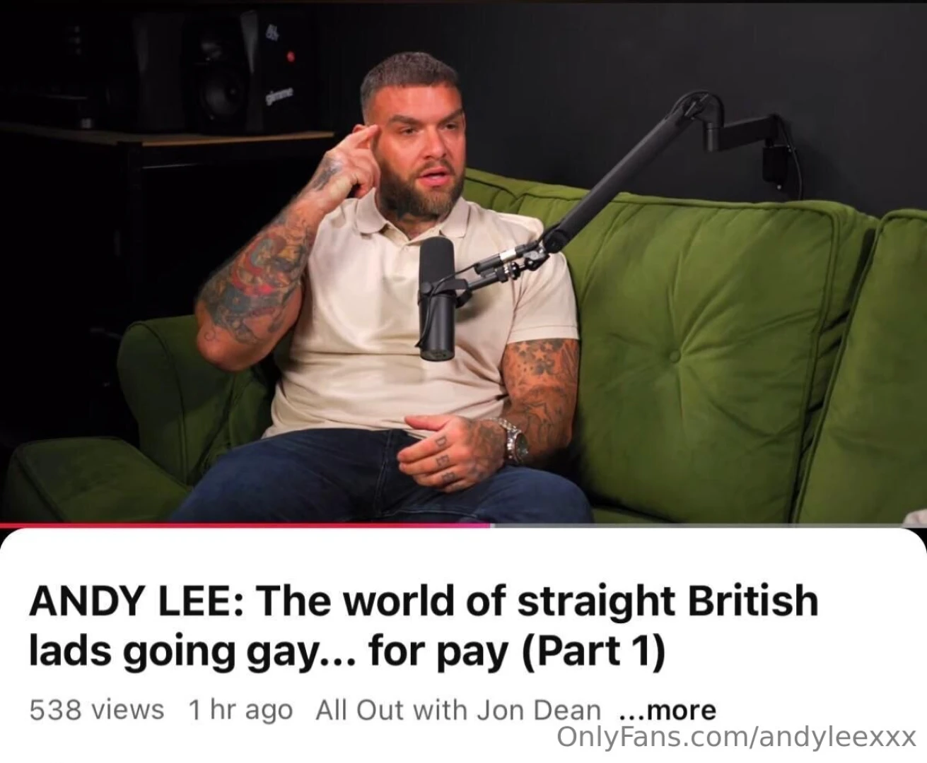 I recently was on a podcast with jon dean it was my most honest 