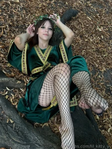 Rolling around in fall leaves - done