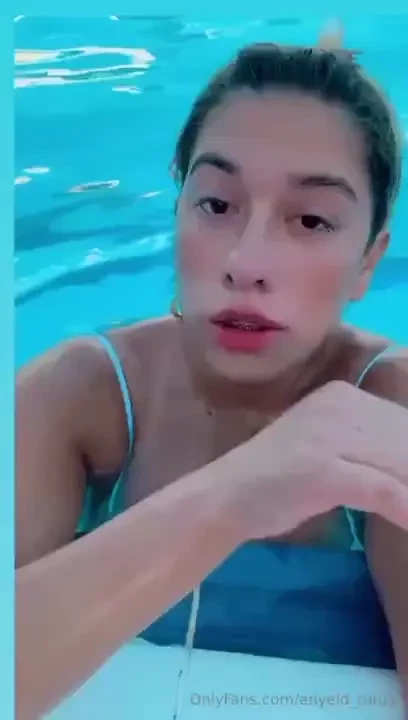 Enjiying a hot day at the pool you can already imagine 